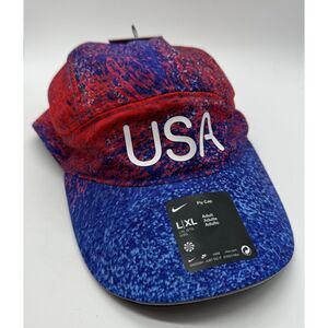 Nike Team USA 2024 Olympics Dri Fit‎ ADV Fly Hat Cap FN2348 635 Adult Size L/XL